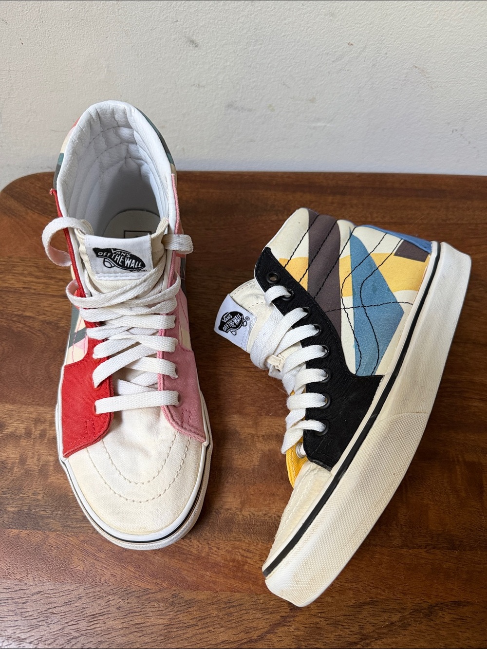 Vans xMoMA SK8-Hi Lyubov Popova Multi-Color Canvas High-Top Sneakers